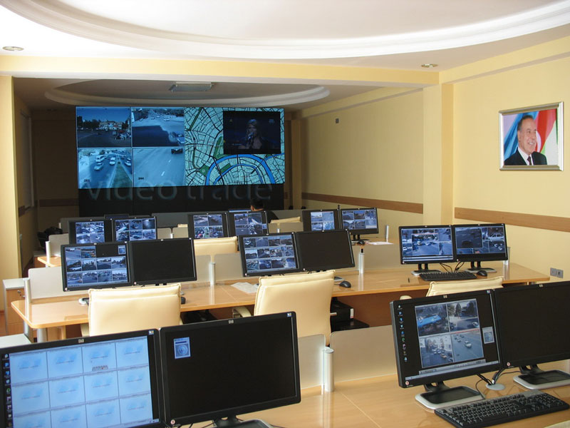 Traffic management center of the State Traffic Police, Baku